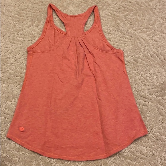 Lululemon Yogi Everyday Tank Heathered Cape Red 4 - Picture 7 of 9